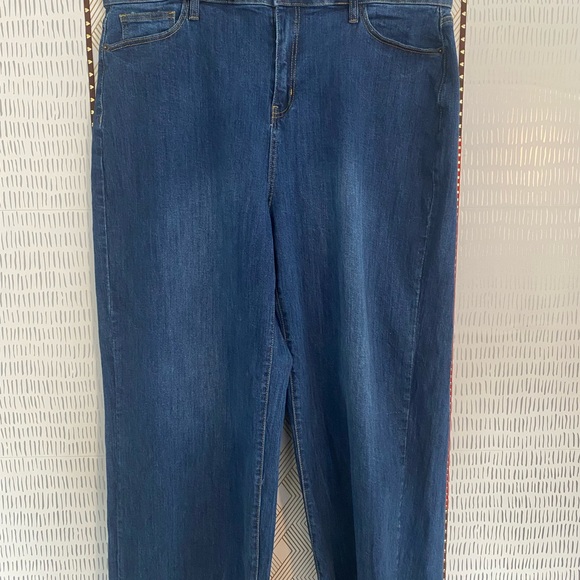 NY&C High Rise Denim Jeans Wide Leg - Picture 1 of 3